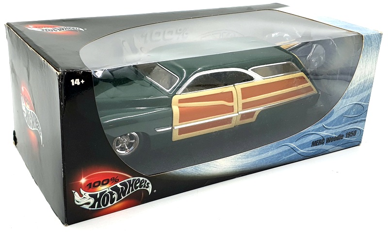 ルイ Hot Wheels 1/18 Scale Diecast 50432 - Merc Woodie 1950 - Green | eBay