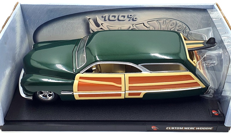 Hot Wheels 1/18 Scale Diecast 50432 - Merc Woodie 1950 - Green | eBay