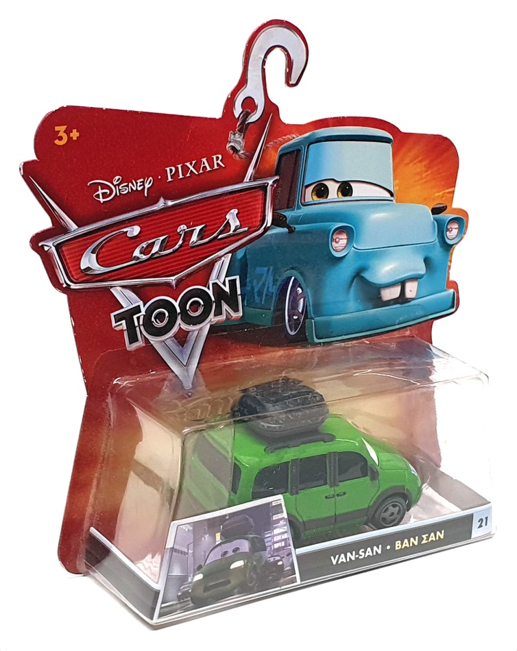 Mattel Disney Pixar Cars R8597 #21 - Van-San Vehicle - Green | eBay