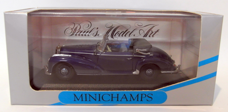 Minichamps 1/43 Scale diecast 032331 Mercedes Benz 300 S Cabriolet 1951-55 Blue