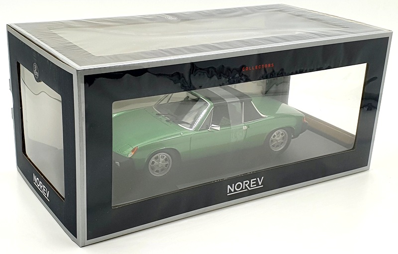 Norev 1/18 Scale Diecast 187685 - VW Porsche 914 2.0 1975 - Met Green