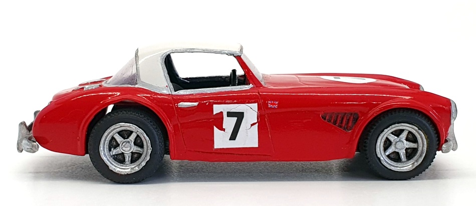 K&R Replicas 1/43 Scale Built Kit KB017 - Austin Healey Race Car - Red/White #7