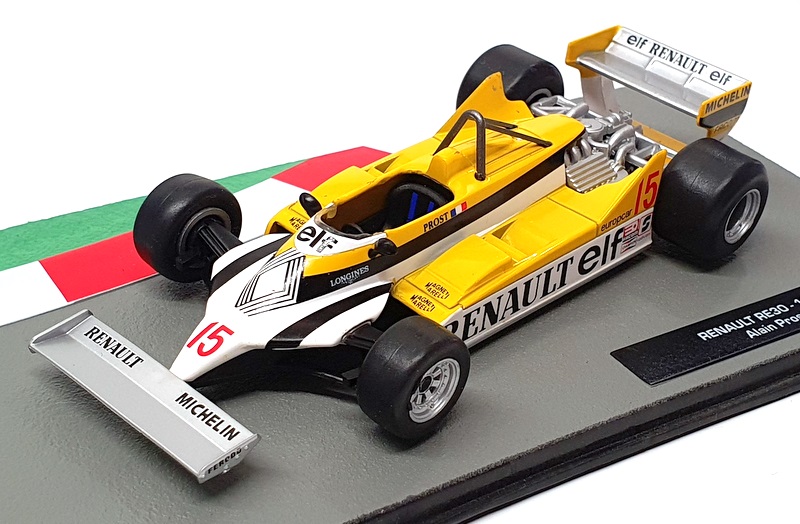 KONAMI 2003 DigiQ Formula Renault F1 デシQ Altaya 1/43 Scale 91024D - F1 Renault RE30 1981 #15 A. Prost
