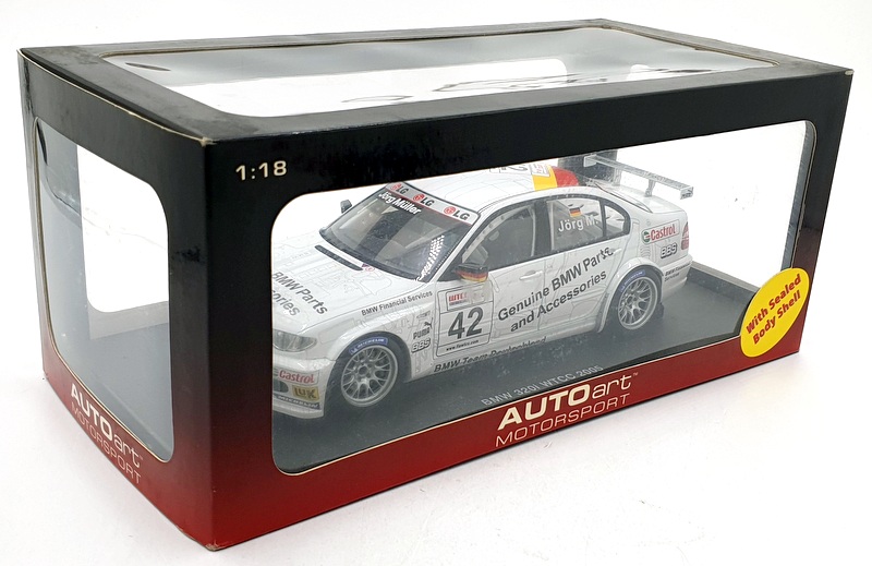 Autoart 1/18 Scale Diecast 80542 - BMW 320i WTCC 2005 #42 J.Muller