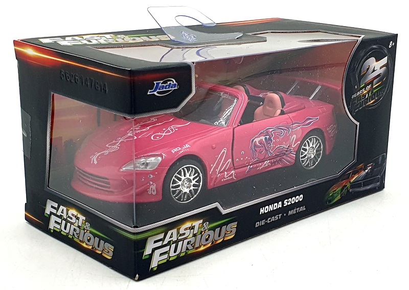 Jada 1/32 Scale Diecast 97610 Fast And Furious Suki's Honda S2000 - Pink Jada 1/32 Scale Diecast 97610 Fast And Furious Suki's Honda S2000 - Pink