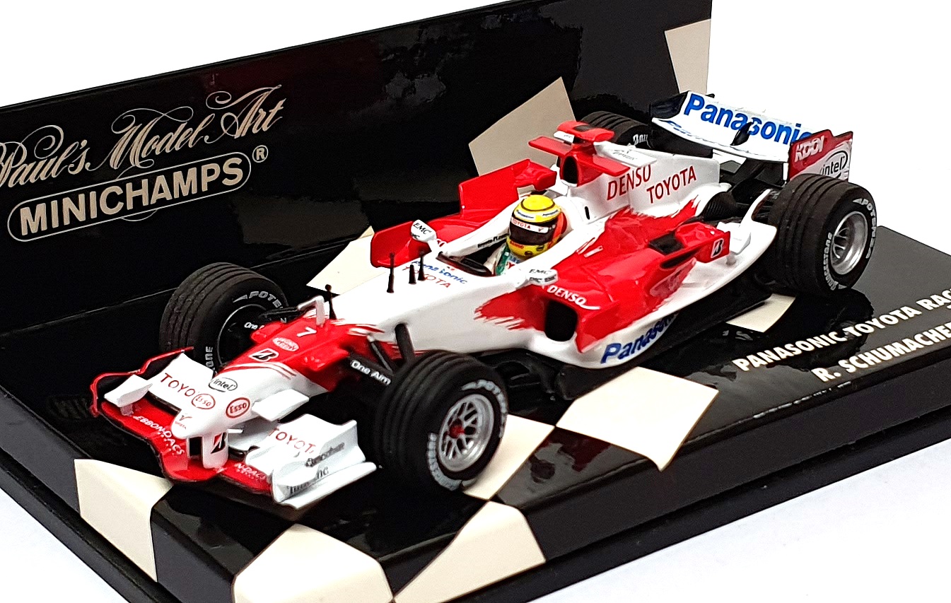 Minichamps 1/43 Scale 400 060007 Panasonic Toyota Racing TF106 R. Schumacher '06 Minichamps 1/43 Scale 400 060007 Panasonic Toyota Racing TF106 R. Schumacher '06