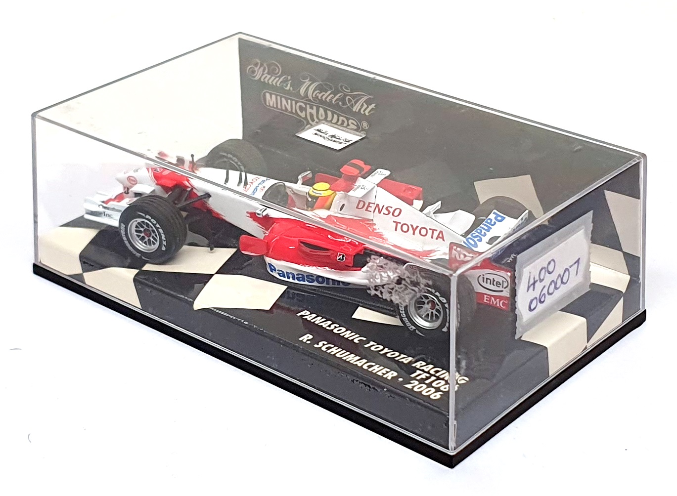Minichamps 1/43 Scale 400 060007 Panasonic Toyota Racing TF106 R. Schumacher '06 Minichamps 1/43 Scale 400 060007 Panasonic Toyota Racing TF106 R. Schumacher '06