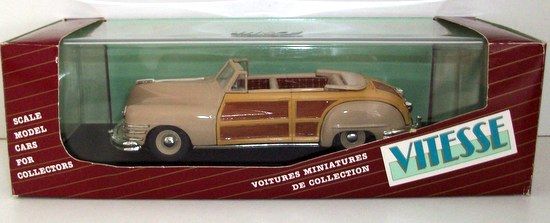 VITESSE 1/43 - 490 CHYSLER TOWN & COUNTRY - WOODY CONVERTIBLE