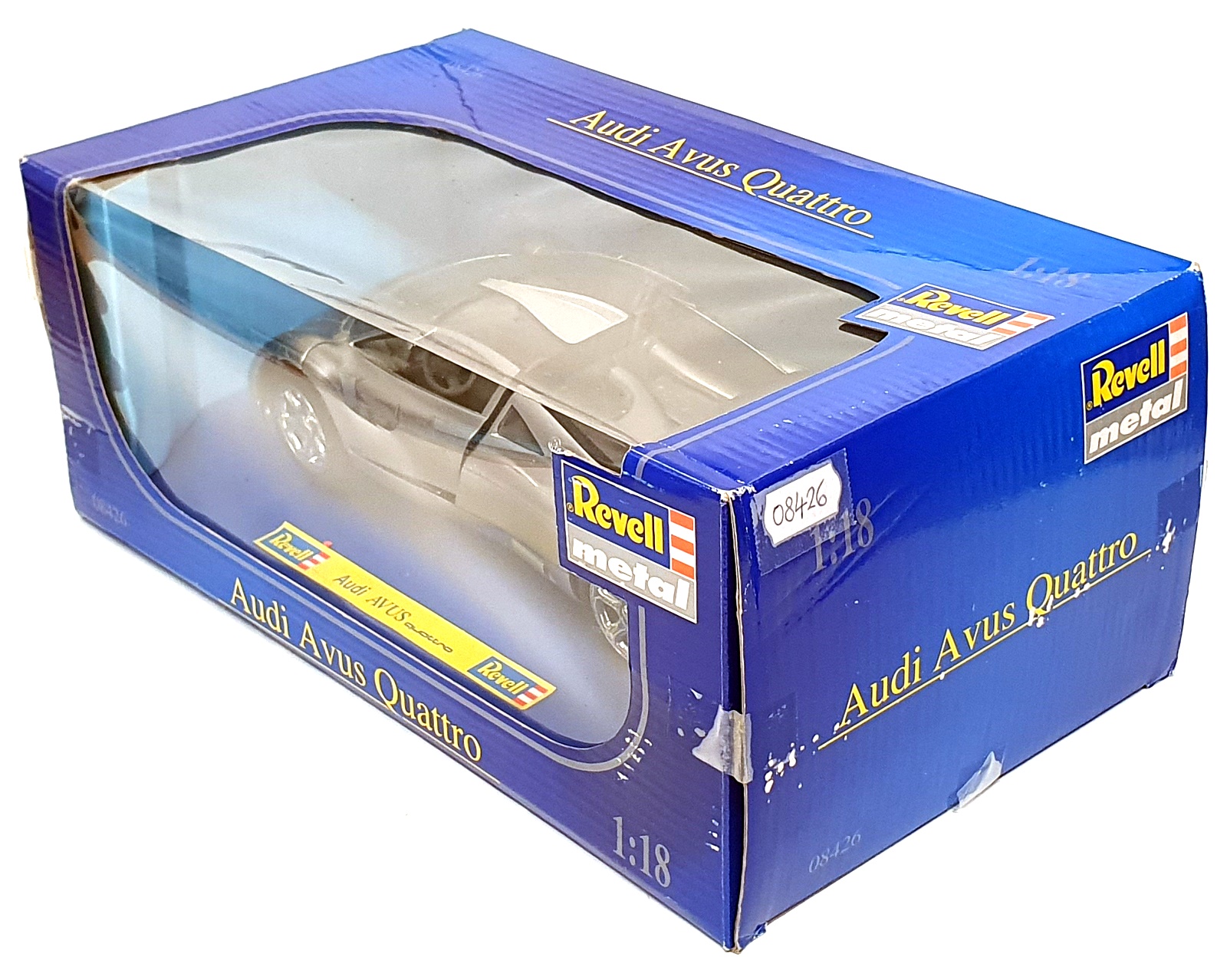 Revell 1/18 Scale Diecast 08426 - Audi Avus Quattro - Brushed Alloy Finish