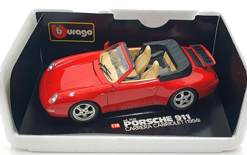 Bburago(ブラーゴ) Porsche 911 Carrera 1/18 Bburago Special Collection 1993 Porsche 911 Carrera Racing 1