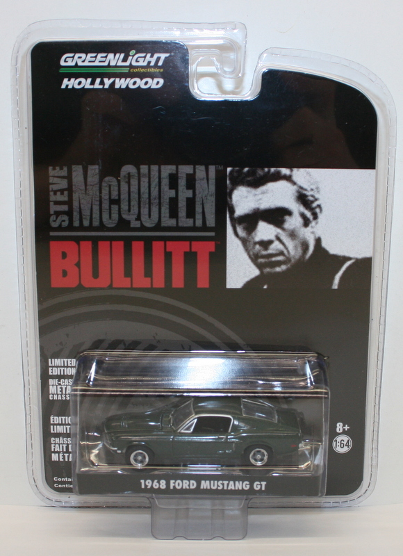 Greenlight 1/64 Scale Diecast 44721 - Steve McQueen 1968 Ford Mustang ...