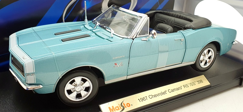 1968 Chevrolet Camaro 1/18ミニカー 1/18 Welly 1968 Chevrolet Chevy Camaro Z28 (Blue) Diecast