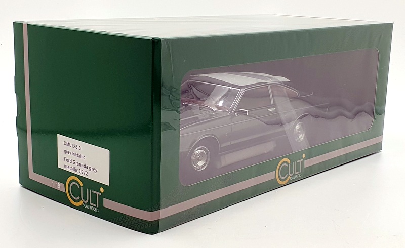Cult Models 1/18 Scale CML128-3 - 1972 Ford Granada - Met. Grey
