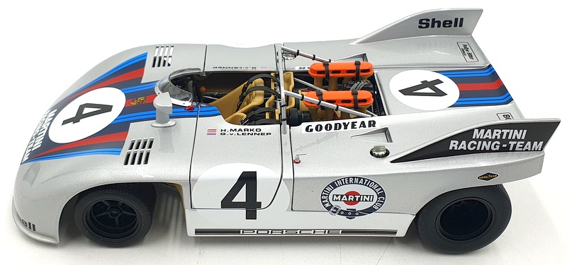 Autoart 1/18 Scale Diecast 87181 - Porsche 908/03 Nurburgring 1971 Martini #4