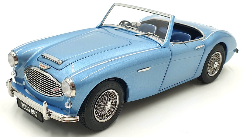 Kyosho 1/18 Scale Diecast 08149HBL - Austin Healey 3000 MK 1 BN7 Healey Blue