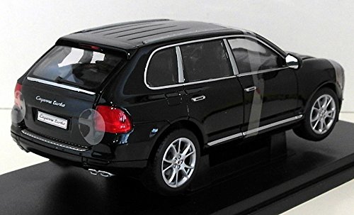 Welly Models 1/18 Scale Diecast 12529W - Porsche Cayenne Turbo - Black Welly Models 1/18 Scale Diecast 12529W - Porsche Cayenne Turbo - Black