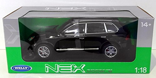 Welly Models 1/18 Scale Diecast 12529W - Porsche Cayenne Turbo - Black Welly Models 1/18 Scale Diecast 12529W - Porsche Cayenne Turbo - Black