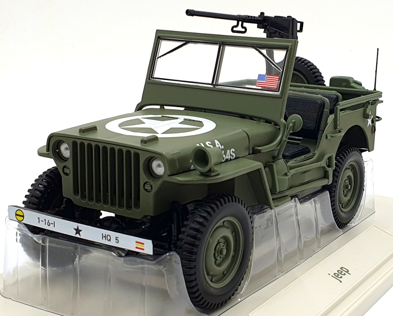 Norev Jeep Army D-Day dunkelgrün 1944 Maßstab 1:18 Modellauto | 1:18 | Maßstab