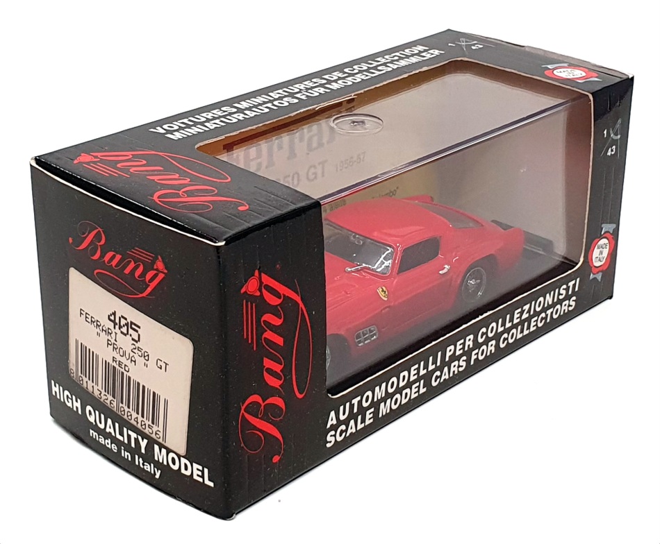 バン 1/43 フェラーリ ディノ GT レッド Bang 1/43 Ferrari 250 GT TDF 1957 SPECIAL Street RED Model