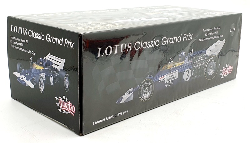 Quartzo 1/18 Scale Diecast 18279 - Lotus Type 72 #3 G.Hill