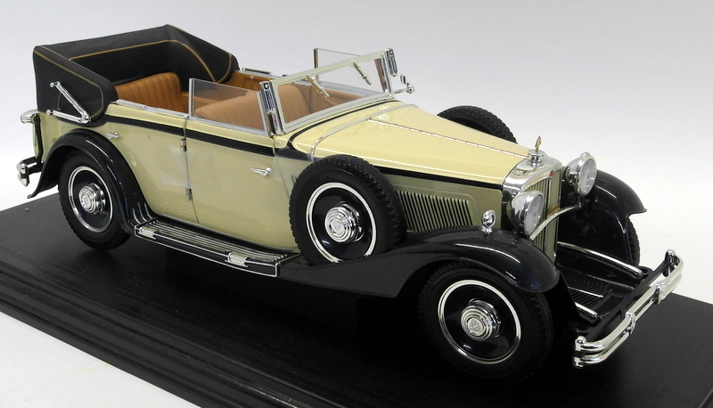 Anson 1/18 Scale Diecast - 30413 Maybach DS8 Zepplin 1932 Cream Black ...