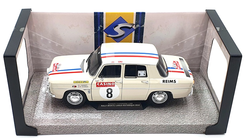 Solido 1/18 Scale Diecast S1803608 - Renault R8 Gordini #8 RMC Historique 2014 Solido 1/18 Scale Diecast S1803608 - Renault R8 Gordini #8 RMC Historique 2014