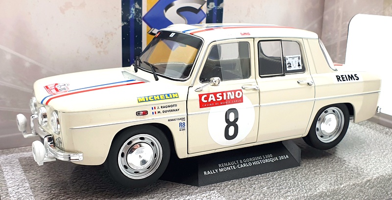 Solido 1/18 Scale Diecast S1803608 - Renault R8 Gordini #8 RMC Historique 2014 Solido 1/18 Scale Diecast S1803608 - Renault R8 Gordini #8 RMC Historique 2014
