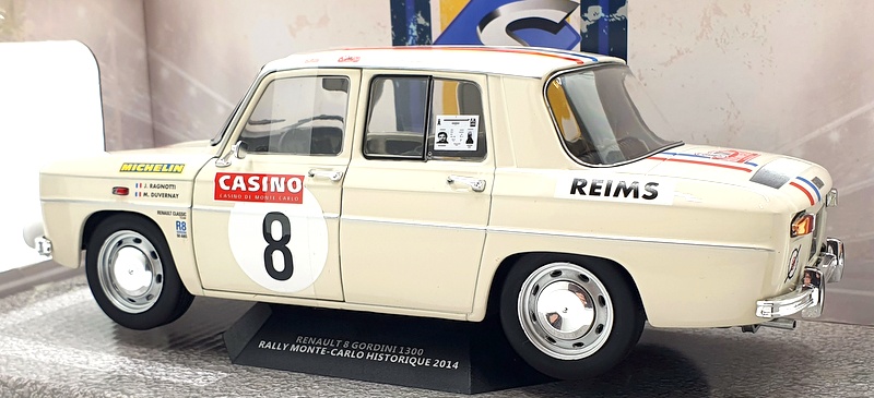 Solido 1/18 Scale Diecast S1803608 - Renault R8 Gordini #8 RMC Historique 2014 Solido 1/18 Scale Diecast S1803608 - Renault R8 Gordini #8 RMC Historique 2014