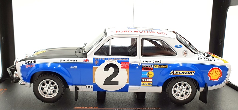 IXO 1/18 Scale 18RMC075A - Ford Escort MK1 RS 1600 #2 Safari
