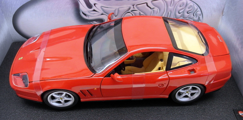 Hot Wheels 1/18 scale - 54600 Ferrari 550 Maranello Rosso Red | eBay