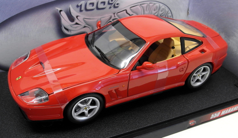 ミニカー Hot Wheels 550 Maranello 1996 1:18 1/18 1996 Ferrari 550 Maranello by Maisto, Review - YouTube