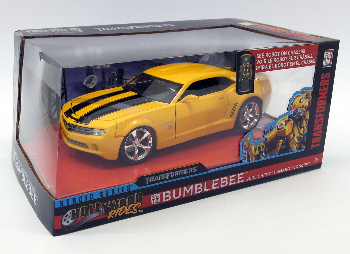 Yellow Jada 99382 1 24 Scale Vehicle Transformers Bumblebee 2006 Chevy Camaro Concept Die Cast Car Toys Games Toy Remote Control Play Vehicles Liptoncup Com