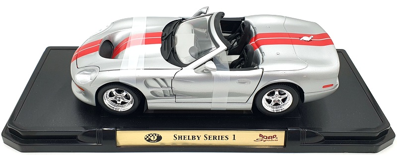 Road Signature 1/18 Scale Diecast 92428 - Shelby Series 1 - Silver