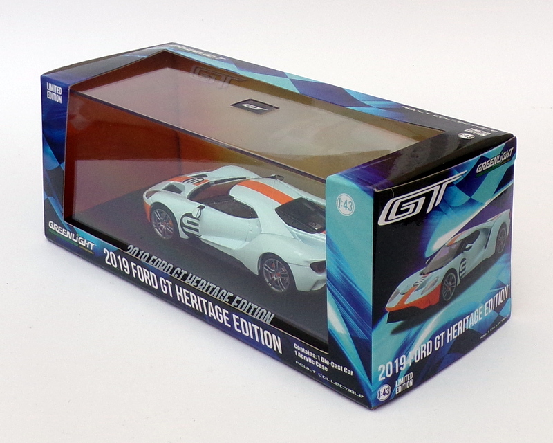 Greenlight 1/43 Scale 86159 - 2019 Ford GT Heritage Edition
