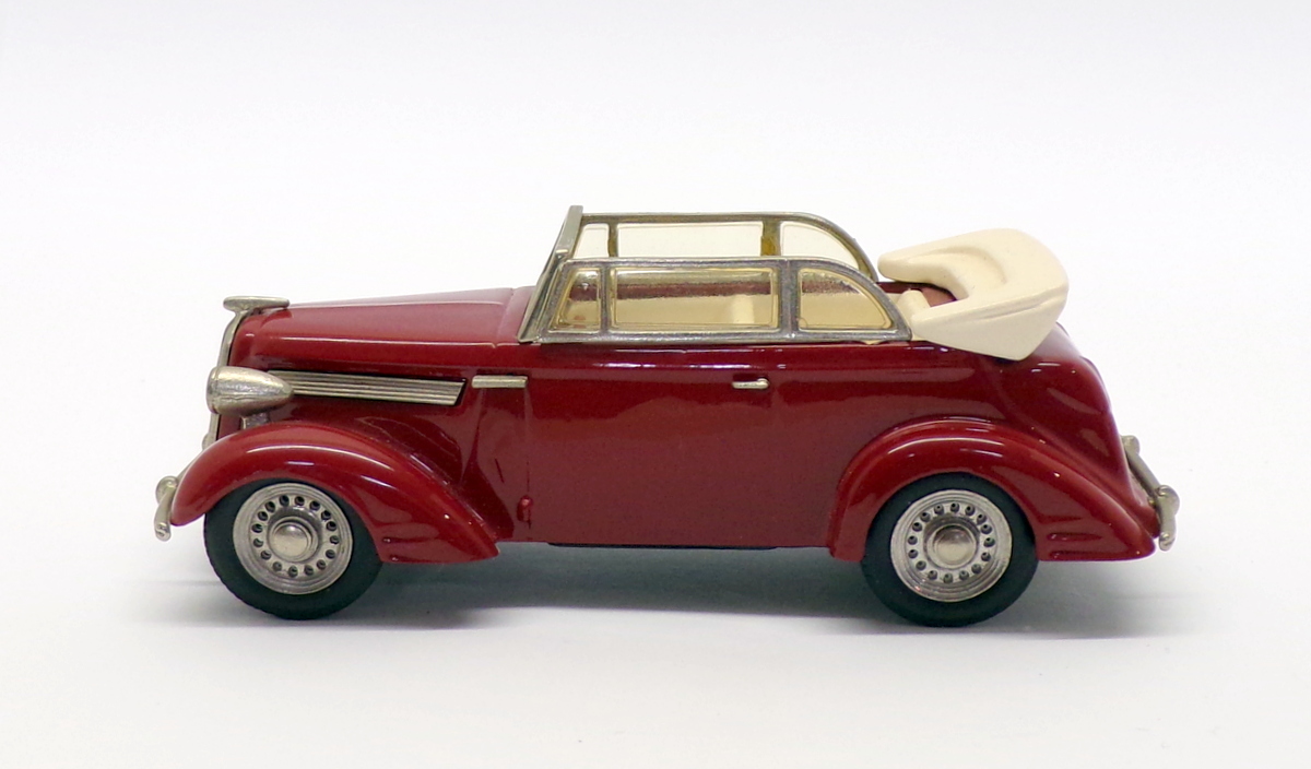 Tin Wizard 1/43 Scale 289 - 1938 Opel Super 6 Cabriolet - Red