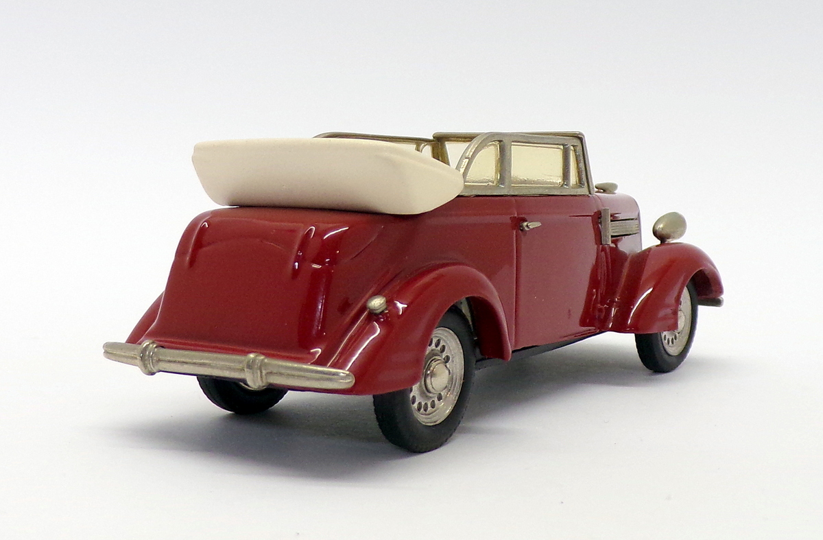 Tin Wizard 1/43 Scale 289 - 1938 Opel Super 6 Cabriolet - Red