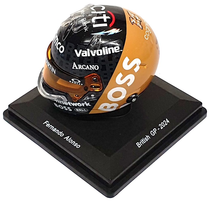 Spark 1/5 Scale 5HF164 - F1 Helmet Fernando Alonso Aramco British