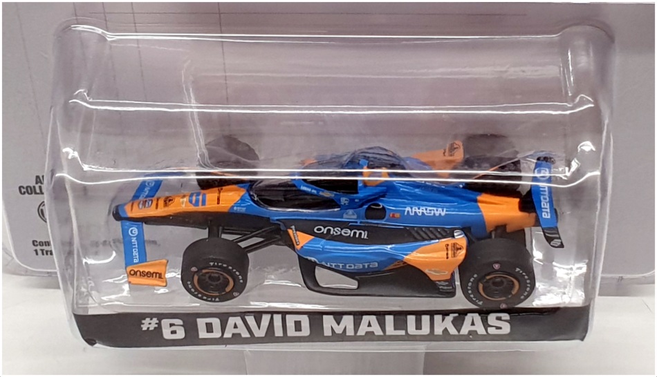 Greenlight 1/64 Scale 11593 - NTT Indycar Series #6 D. Malukas - Blue/Orange
