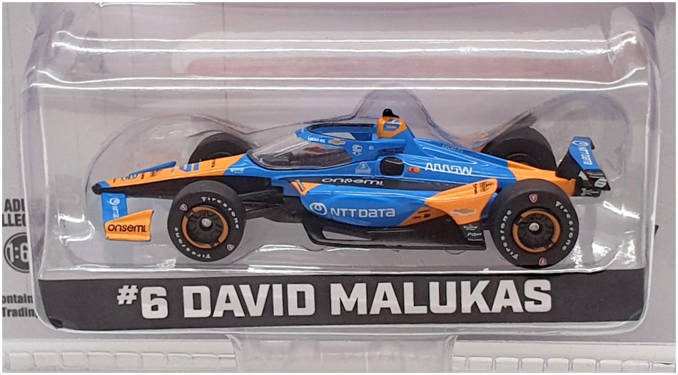 Greenlight 1/64 Scale 11593 - NTT Indycar Series #6 D. Malukas - Blue/Orange