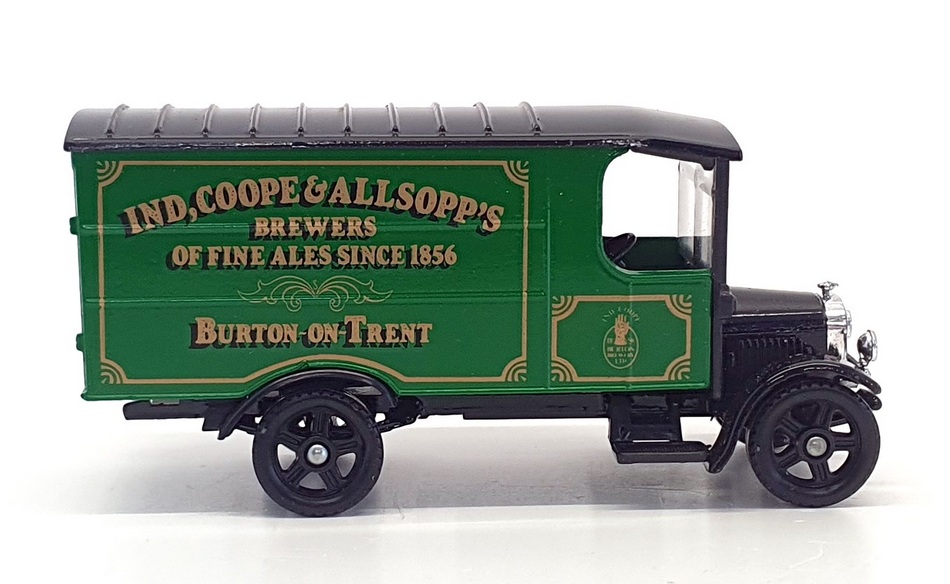 Corgi Appx 13cm Long C846 - Ind Coope Thornycroft Van - Green/Black