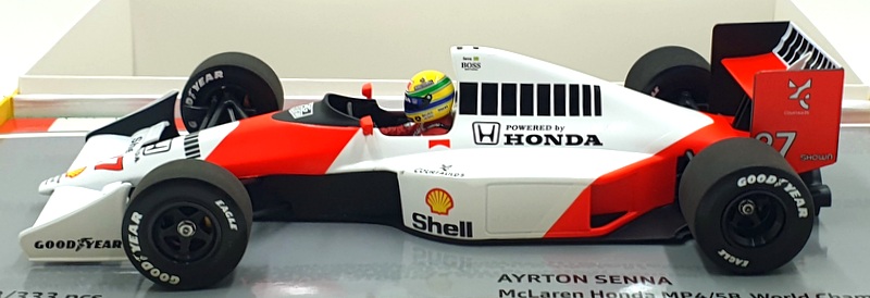Minichamps 1/18 Scale 543901827 - McLaren Honda MP4/5B World Champion 1990 Senna