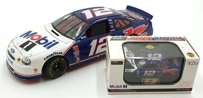 Revell 1/24 Scale RC249901275-2 1999 Mobil 1 Ford Taurus #12 & 1/64 NASCAR