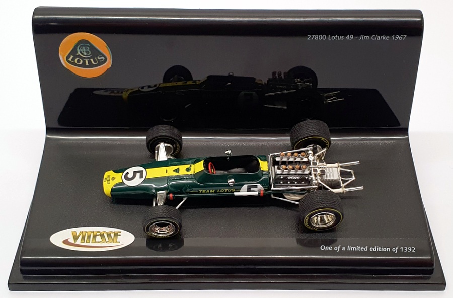 Vitesse 1/43 Scale F1 Model Car 27800 - 1967 Lotus 49 - #5 Jim Clark