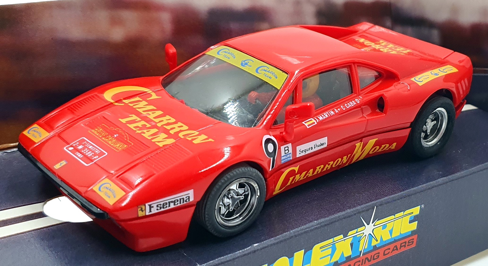 Scalextric 1/32 Scale Slotcar C391 - Ferrari GTO #9 - Red