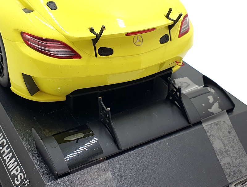 Minichamps 1/18 Scale 151 113104 - Mercedes-Benz SLS AMG GT3 Street 2011 Yellow