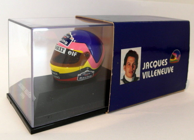 Minichamps 1/8 Scale diecast 380 9600096 Bell Helmet Jacques Villeneuve 1996