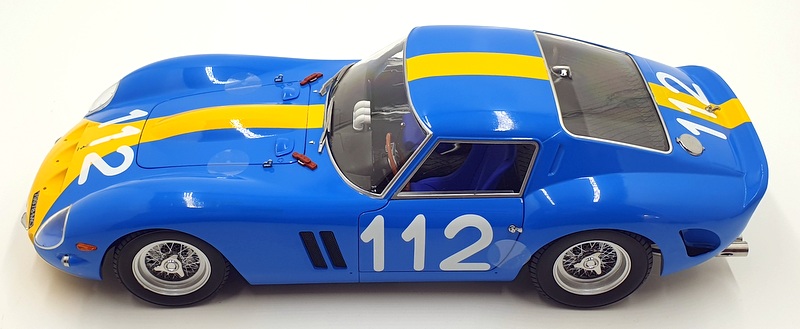 KK Scale 1/12 Scale KKDC120123 - Ferrari 250 GTO 1962 Targa Florio #112 - Blue