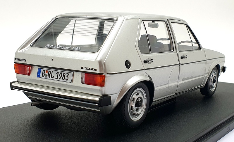 Solido 1/18 Scale Diecast S1800214 - Volkswagen Golf L 1983 - Grey Metal
