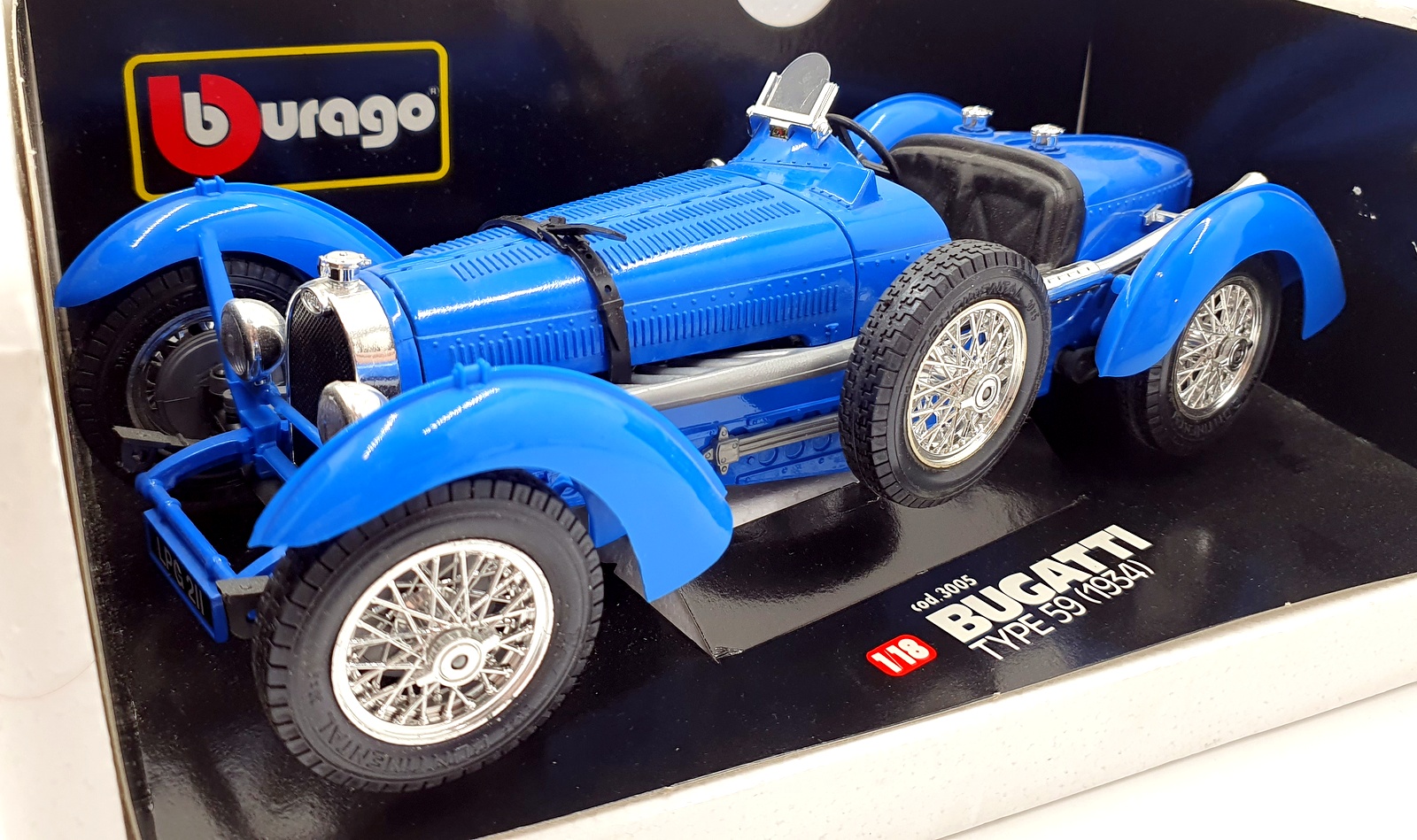 BURAGO 1/18 - COD. 3005 BUGATTI TYP 59 (1934) - BLAU im Kanton Zürich