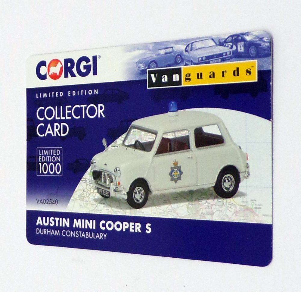 Vanguards 1/43 Scale VA02540 - Austin Mini Cooper S - Durham Police